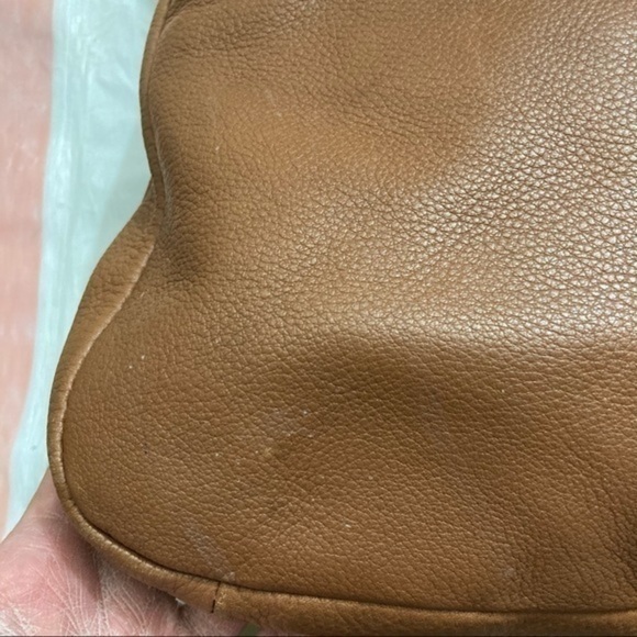 Fossil brown leather two way messenger bag - Picture 9 of 16